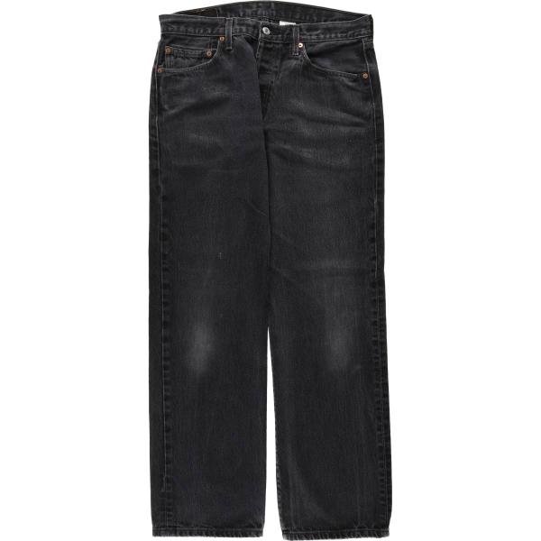 古*t様 リーバイス levis 501 ストレートデニム ブラック W34L3 Levi's（リーバイス） 古着 Levi's 501 ブラックデニム ストレート