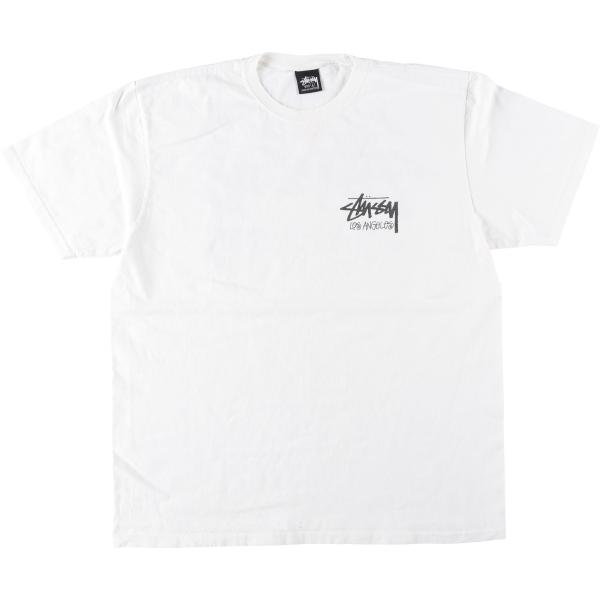 STUSSY（ステューシー） 古着 ロゴプリントTシャツ メンズL相当