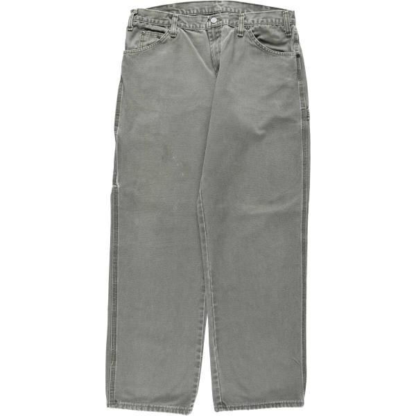 古着 ディッキーズ Dickies Relaxed Fit ダックペインターパンツ メンズw33相当/eaa639930 Dickies（ディッキーズ） 古着 Dickies Relaxed Fit ダックペインター