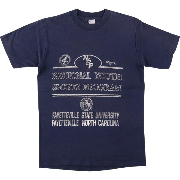 champion Tシャツ　80年代　トリコタグ　ヴィンテージ Champion（チャンピオン） 古着 80年代 トリコタグ スポーツプリントT
