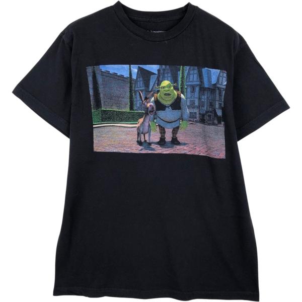 古着 SHREK シュレック 映画 ムービーTシャツ レディースS相当 /eaa641969