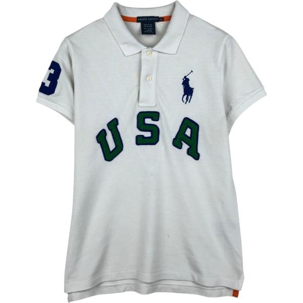 古着 ラルフローレン Ralph Lauren ビックポニー 半袖 ポロシャツ