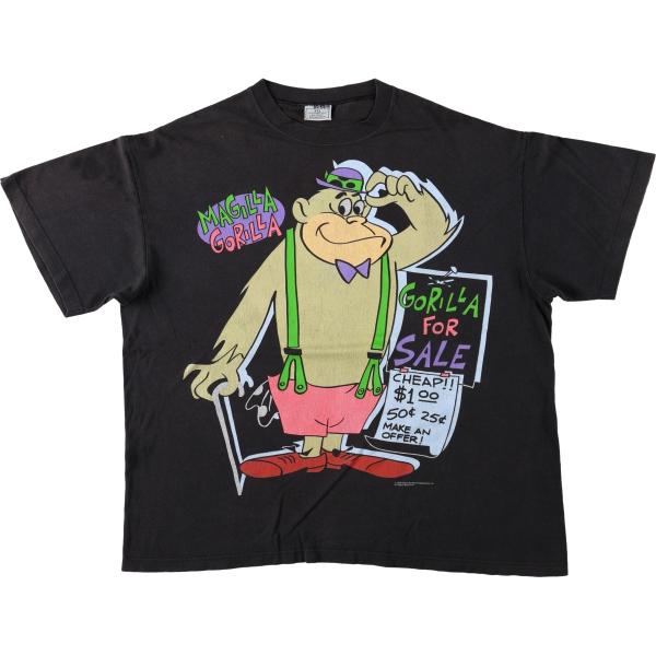 古着 90年代 BONDS Magilla Gorilla プリントTシャツ メンズXXL相当 ヴィンテージ /eaa642390