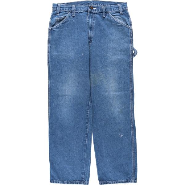 古着 ディッキーズ Dickies デニムペインターパンツ メンズw34相当/eaa642972 Dickies（ディッキーズ） 古着 デニムペインターパンツ メンズw34相当