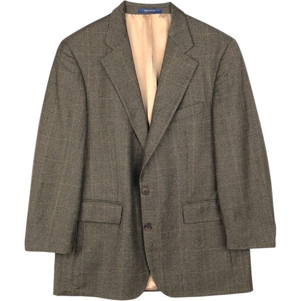 CHAPS RALPH LAUREN テーラードジャケット チェック シルク 古着 ラルフローレン Ralph Lauren CHAPS チャップス チェック柄