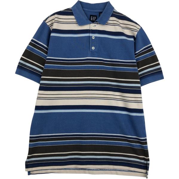 GAP（ギャップ） 古着 90年代 オールドギャップ マルチボーダー 半袖