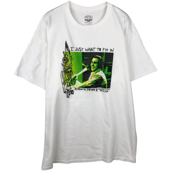 古着 AMERICAN PSYCHO アメリカンサイコ 映画 ムービーTシャツ メンズXL相当 /eaa644445