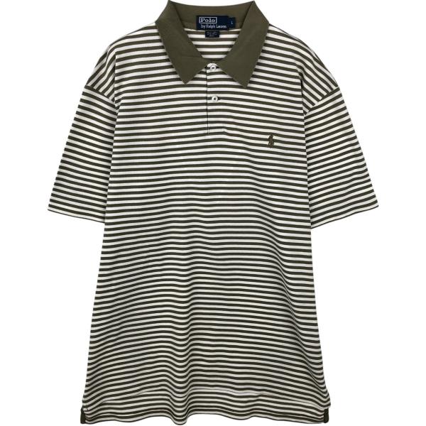 古着 ラルフローレン Ralph Lauren POLO by 半袖 ボーダー ポロシャツ