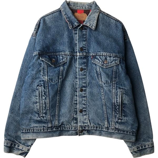 古着 ~90年代 リーバイス Levi's 70417-0814 デニムジャケット Gジャン USA製 メンズL相当 ヴィンテージ/eaa645714 Levi's（リーバイス） 古着 ~90年代 Levi's 70417-0814 デニム