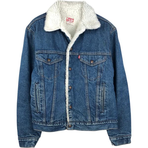 古着 80~90年代 リーバイス Levi's 70602-0216 中綿入り デニムボアジャケット USA製 メンズL相当 ヴィンテージ/eaa645717 Levi's（リーバイス） 古着 80~90年代 Levi's 70602-0216 中綿入り