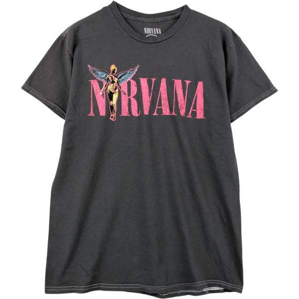 NIRVANA 古着　Tシャツ 古着 NIRVANA ニルヴァーナ バンドTシャツ バンT メンズS相当