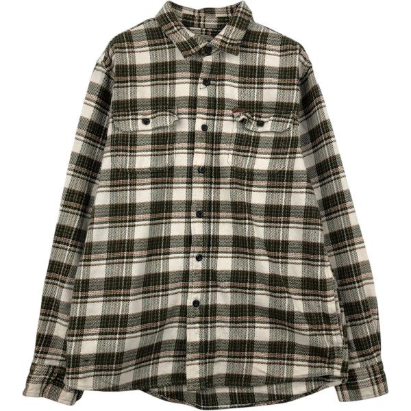 古着 オービス ORVIS 長袖 ヘビーネルチェックシャツ メンズL相当 /eaa647224