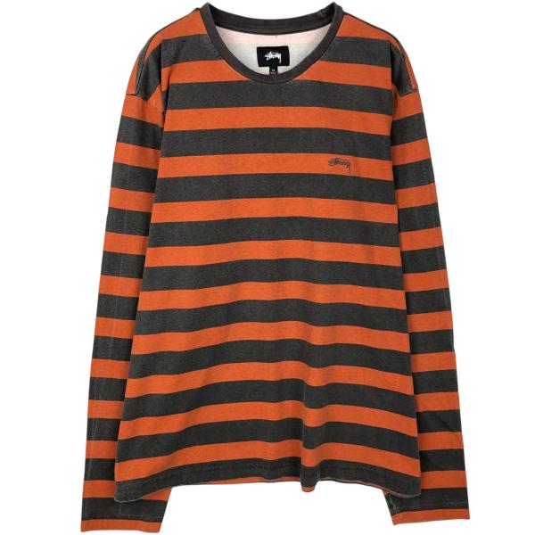 STUSSY（ステューシー） 古着 ボーダー柄 サーフ スケート ロングT