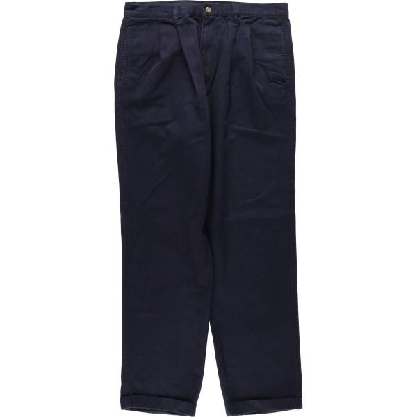 古着 エディーバウアー Eddie Bauer Classic fit ツータック チノパンツ メンズw34相当/eaa648993 Eddie Bauer（エディーバウアー） 古着 Eddie Bauer Classic fit