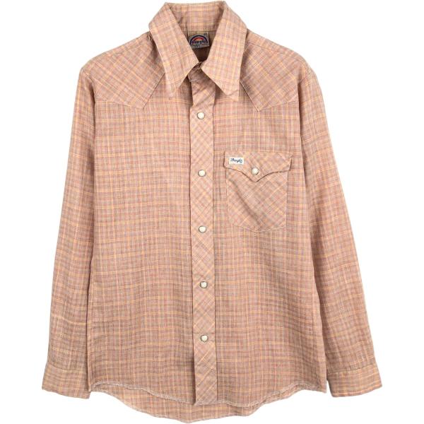 Wrangler（ラングラー） 古着 70年代 虹タグ レインボータグ チェック