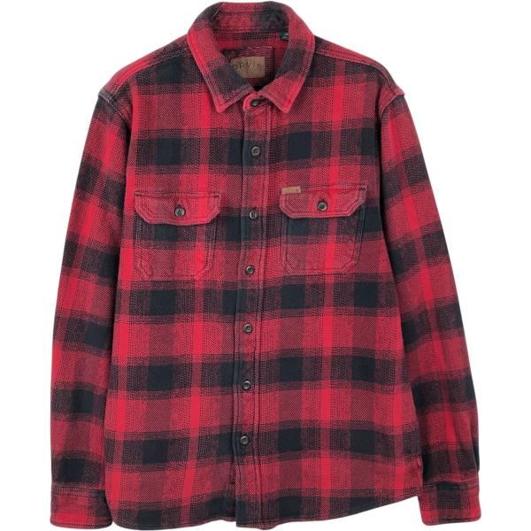古着 オービス ORVIS 長袖 フランネルチェックシャツ メンズS相当 /eaa650535