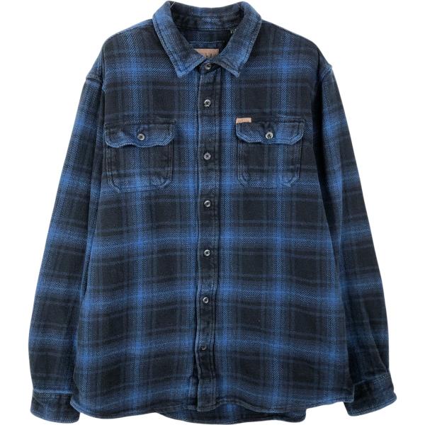 古着 オービス ORVIS 長袖 フランネルチェックシャツ メンズL相当 /eaa650536
