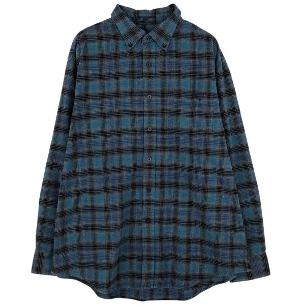 古着 ペンドルトン PENDLETON Thomas Kay オンブレチェック 長袖 ボタンダウン ライトネルチェックシャツ メンズL相当/eaa650545 PENDLETON（ペンドルトン） 古着 PENDLETON Thomas Kay オンブレ