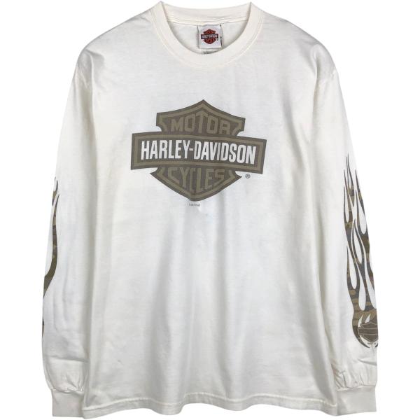 古着 ハーレーダビッドソン Harley-Davidson ロングTシャツ ロンT USA