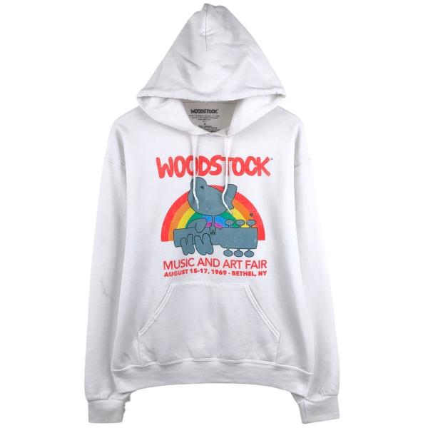 古着 WOODSTOCK MUSIC AND ART FAIR スウェットプルオーバーパーカー メンズM相当 /eaa652349