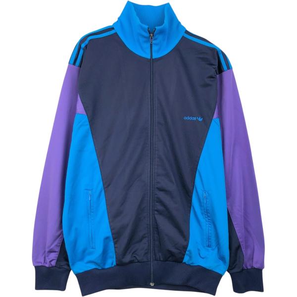 希少80s アディダス トラックジャケット ジャージ  トレフォイル adidas（アディダス） 古着 80~90年代 トレフォイルロゴ ジャージ