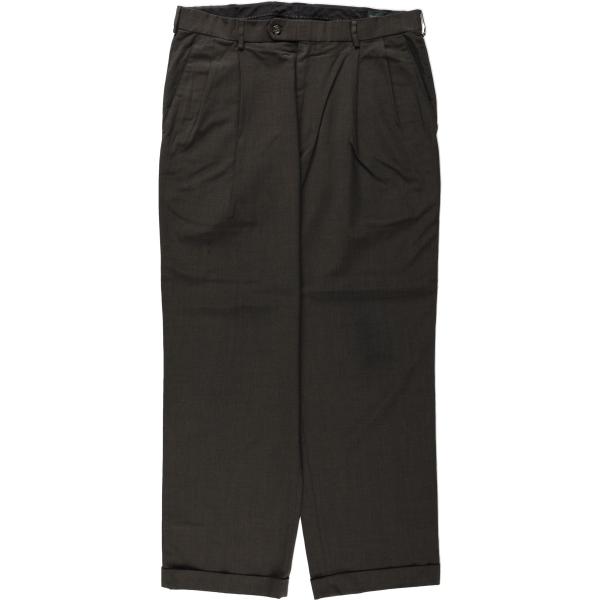 古着 00年代 ドッカーズ DOCKERS PREMIUM ツータック ポリ×ウール