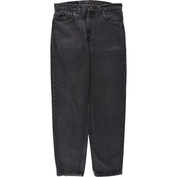 古着 90年代 リーバイス Levi's 550-0260 ブラックデニム テーパードデニムパンツ USA製 メンズw33相当 ヴィンテージ/eaa663406 Levi's（リーバイス） 古着 90年代 Levi's 550-0260 ブラックデニム