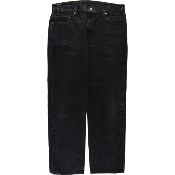 古着 90年代 リーバイス Levi's 505-0260 REGULAR FIT STRAIGHT LEG ブラックデニム テーパードデニムパンツ USA製 メンズw37相当 ヴィンテージ/eaa663676 Levi's（リーバイス） 古着 90年代 505-0260 REGULAR FIT STRAIGHT LEG