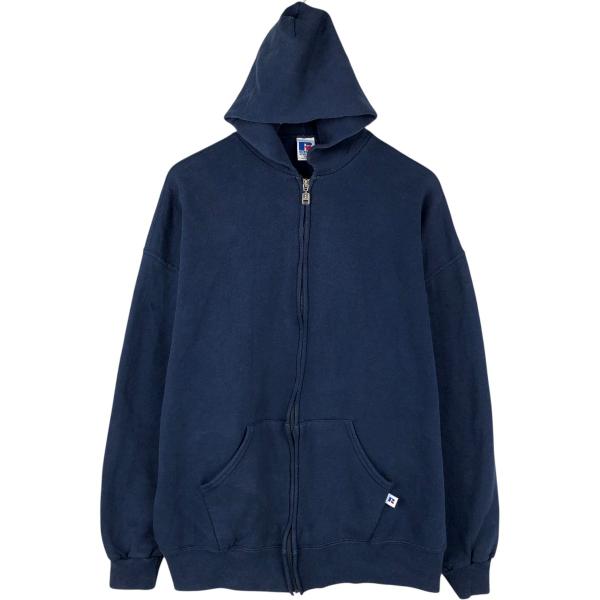 古着 90年代 ラッセル Russell ATHLETIC スウェットフルジップパーカー