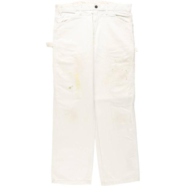 greatLAnd ペインター ホワイト W36 新古品 ワークパンツ 日本製 Dickies（ディッキーズ） 古着 ペインターパンツ メンズw36相当