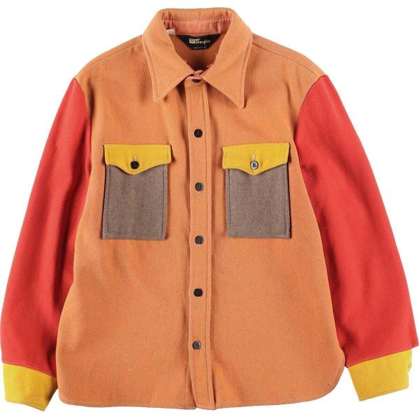 1970s】Peter Max x Mr.Wrangler CPOシャツ 古着-