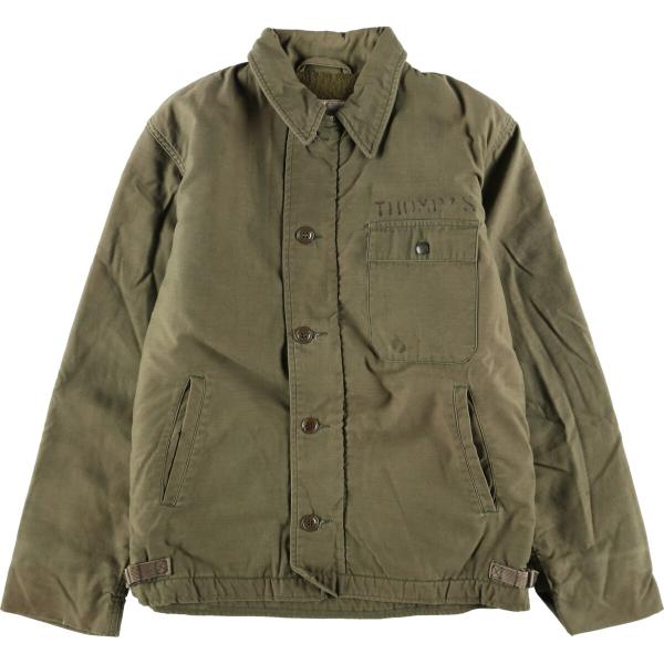 【85年製】　A-2 デッキジャケット　ミリタリー　USA 古着 86年納品 米軍実品 A-2 ミリタリー デッキジャケット USA製