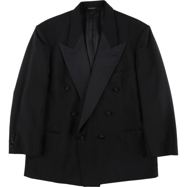 【美品】Christian Dior 銀ボタン ダブルブレスト ブラック A6 美品】Christian Dior 銀ボタン ダブルブレスト ブラック A6