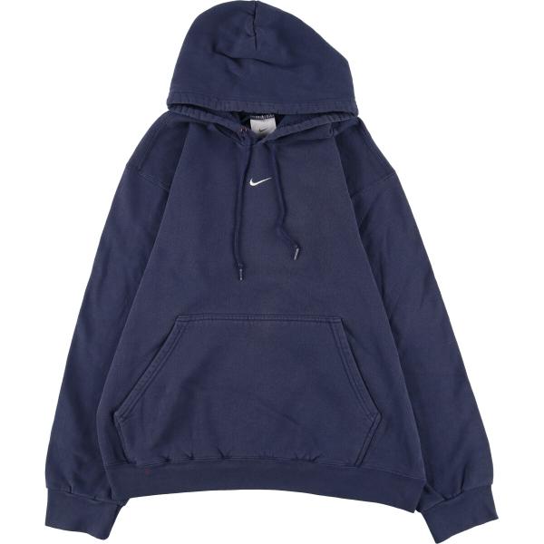 NIKE 古着 90~00年代 ナイキ センターロゴ スウェットプルオーバー  