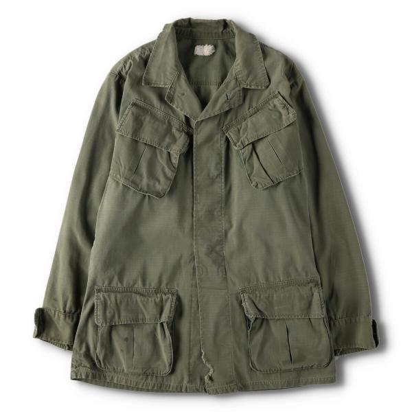 70s 4th ジャングルファティーグ　アメリカ軍 m-r ミリタリー 70s US Army Jungle Fatigue Jacket 4th Model Rip