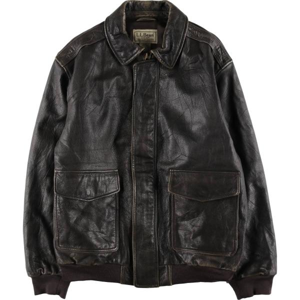 L.L.Bean（エルエルビーン） 古着 L.L.Bean A-2タイプ レザーフライト