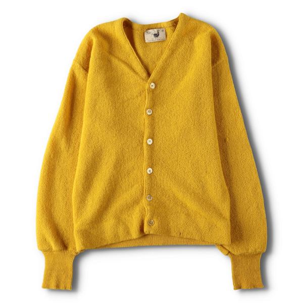 Sears 60〜70s アルパカカーディガンMサイズ 茶 ラスティーカラー 古着 60~70年代 シアーズ Sears アルパカニットカーディガン