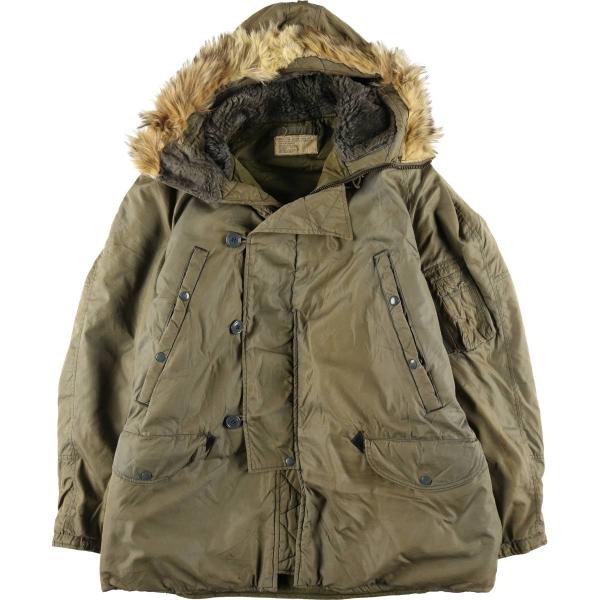 古着 米軍実品 ~70年代 N-3B ミリタリー フライトジャケット USA製