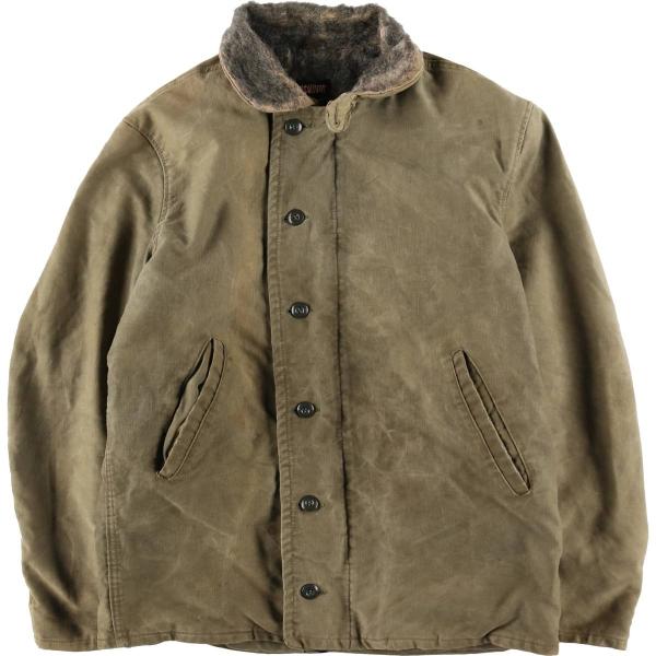 古着 60年代 Excalibur N-1タイプ ミリタリー デッキジャケット メンズ