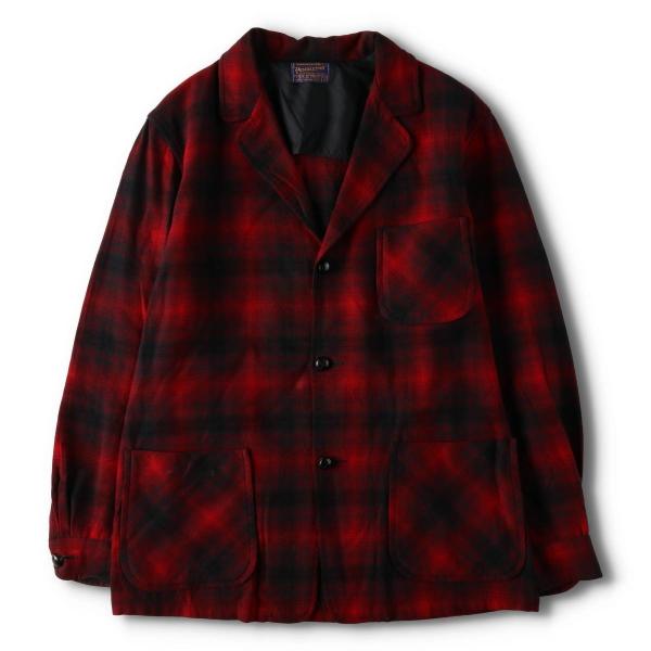 ぐ*ぶ様 PENDLETONビンテージ オンブレチェック ジャケット ボア付き 楽天市場】70年代 ペンドルトン PENDLETON オンブレチェック ボア襟
