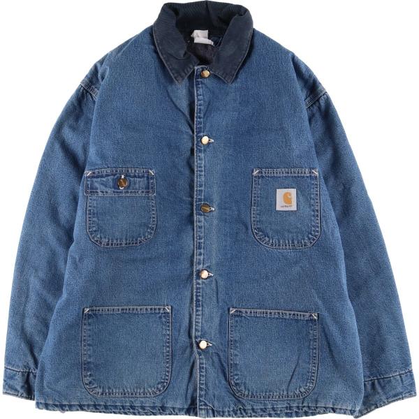 Carhartt 古着 カーハート デニムカバーオール メンズXL相当