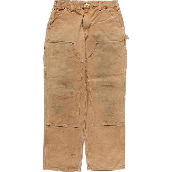 LITTLE MY様様アメリカ製 古着 カーハート ダック地 ダブルニ Carhartt 古着 カーハート ダブルニー ダックペインターパンツ