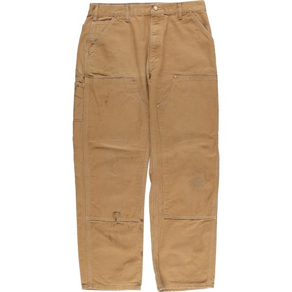【US古着】Carhartt ダック ダブルニー ペインター パンツ 36×32 90-00's Carhartt ダブルニー ダックペインターパンツ 