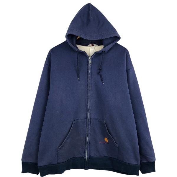 Carhartt（カーハート） 古着 スウェットフルジップパーカー メンズXXL