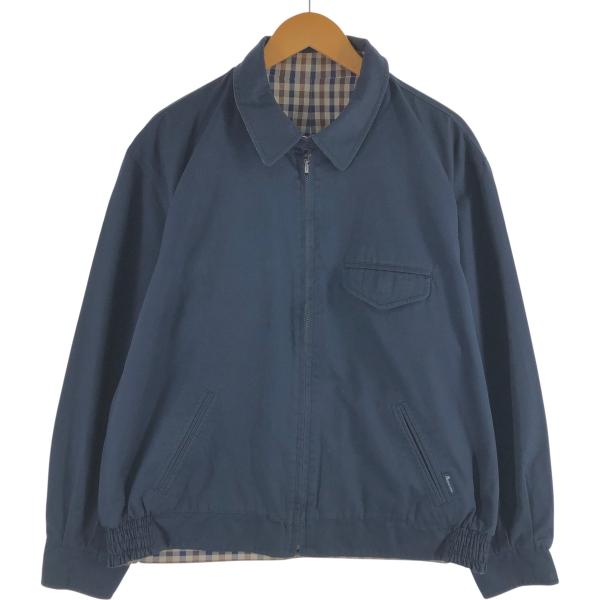 アクアスキュータム ブルゾン 英国製 リバーシブル チェック ジャケット Aquascutum 古着 アクアスキュータム OF LONDON チェック柄