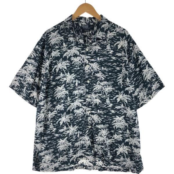 ラルフローレン CALDWELL ハワイアンシャツ XL 総柄 開襟シャツ ラルフローレン CALDWELL ハワイアンシャツ XL 総柄 開襟シャツ