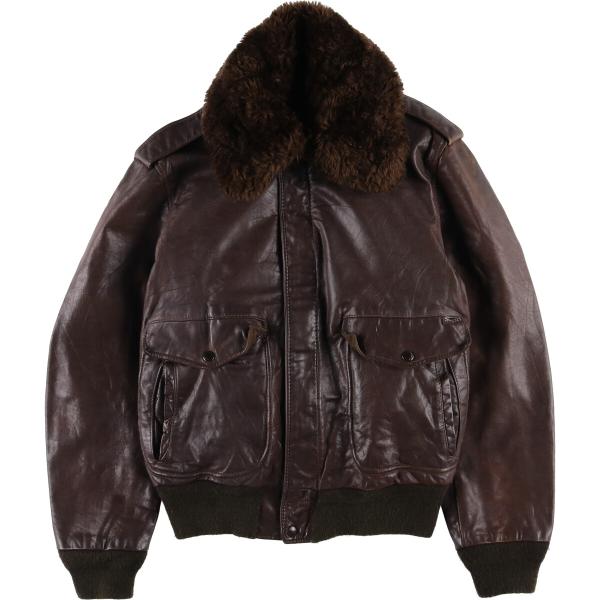 Schott N.Y.C 古着 70~80年代 ショット SCHOTT G-1タイプ レザー