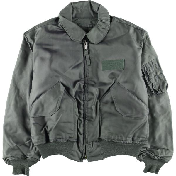 パ*ん様 80s 民間用 CWU 45P フライトジャケット 米国製 古着 80年代 米軍実品 CWU-45/P ミリタリー フライトジャケット USA製
