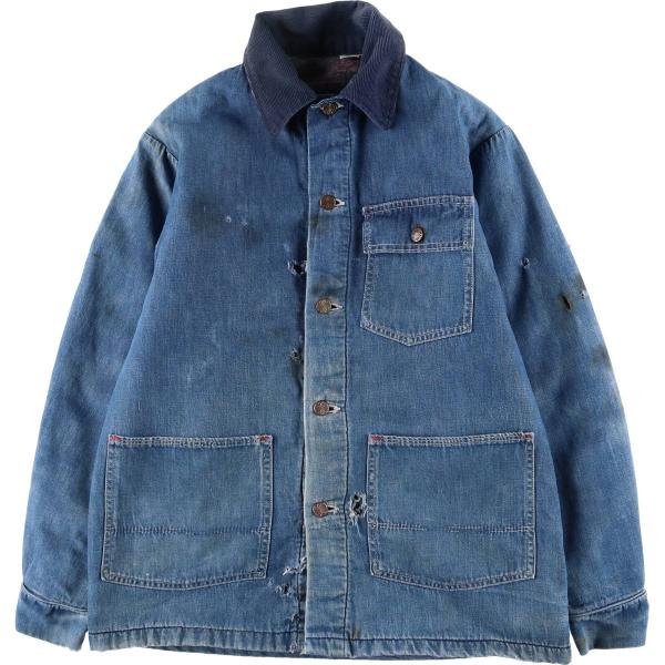 古着 70年代 デニムカバーオール メンズM相当 ヴィンテージ /evb030618
