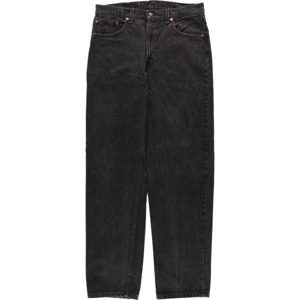 古着 90年代 リーバイス Levi's 550-0260 RELAXED FIT ブラックデニム テーパードデニムパンツ USA製 メンズw34相当 ヴィンテージ/evb030868 Levi's（リーバイス） 古着 90年代 550-0260 RELAXED FIT ブラック